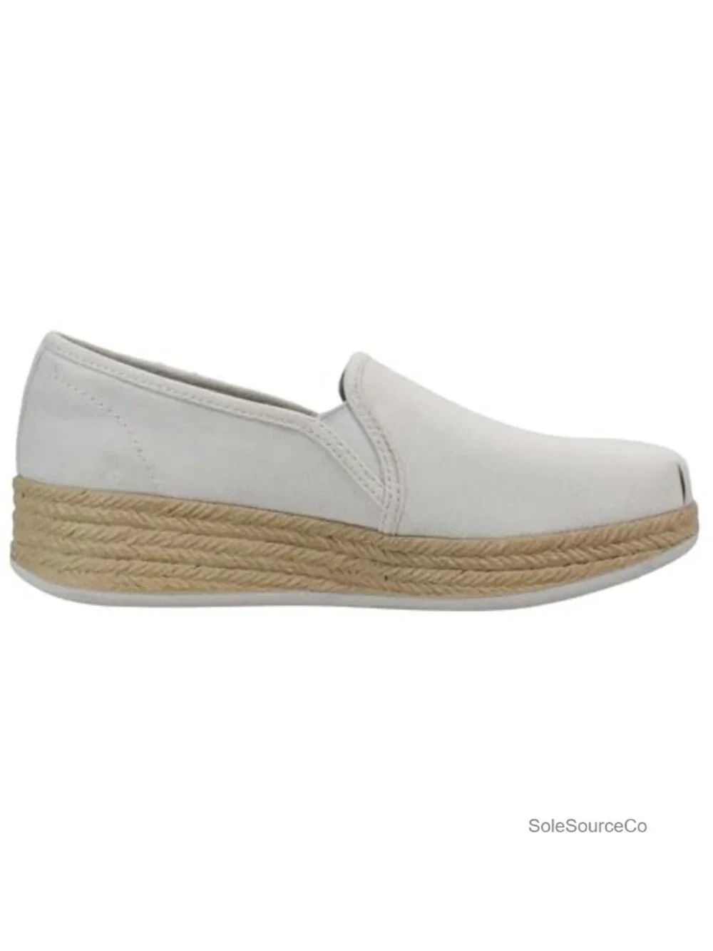 Skechers Women's Espadrille Flatform Wedge Sneakers Canvas Memory Foam